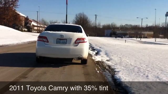 2011 Toyota Camry with 35% window tint смотреть онлайн