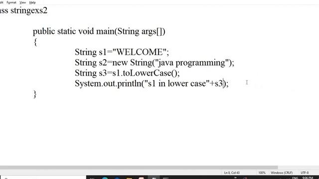 SJCTNC-Padmavathi-19CA305-Programming in Java-Unit 5-String methods in java(part II) смотреть онлайн
