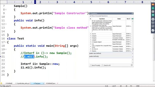 Java 8 || Method and Constructor references by using :: operator On 21-07-2018 смотреть онлайн