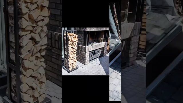 Дровница Д-18 на 60 поленьев (45х45х140см, объём 0,3м3)