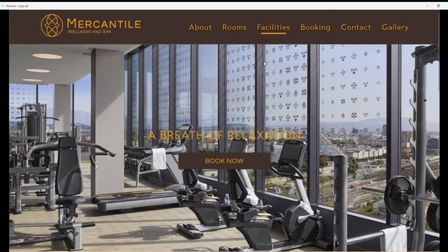 Mercantile Hotel Website Prototype смотреть онлайн