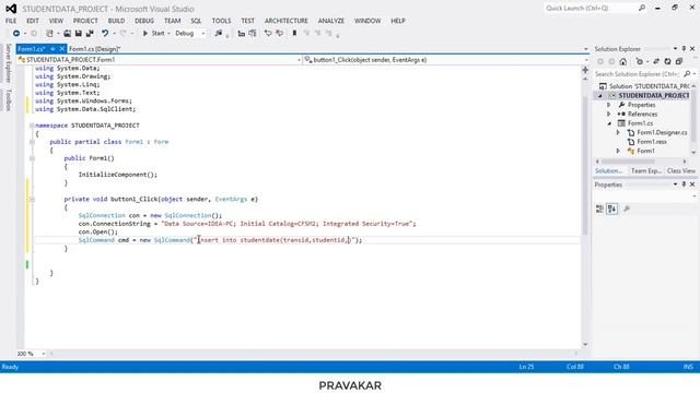 How to insert data into the database and show in datagridview in windows form application? смотреть онлайн