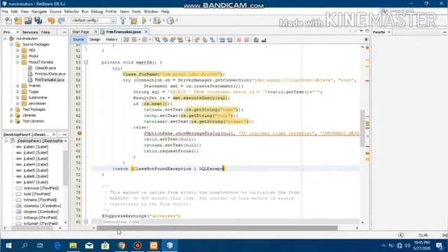 Tutorial Pembuatan Aplikasi Input Data 2 Menggunakan Java NetBeans dan MySql смотреть онлайн