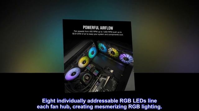 CORSAIR ML140 RGB Elite, 140mm Magnetic Levitation RGB Fan with AirGuide, 2-Pack with Lighting Node смотреть онлайн