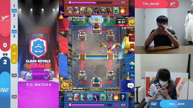 JACK Vs Geralt (Fav Gaming Vs Talon) Clash Royale League East Fall Season 2020 Playoffs смотреть онлайн