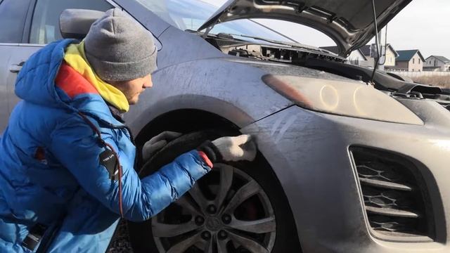Замена лампы ближнего света на мазде сх 7 смотреть онлайн