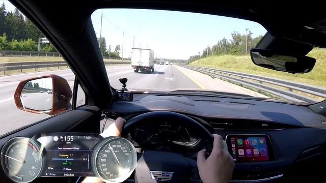 Cadillac XT4 - POV test drive. Driver’s eyes смотреть онлайн