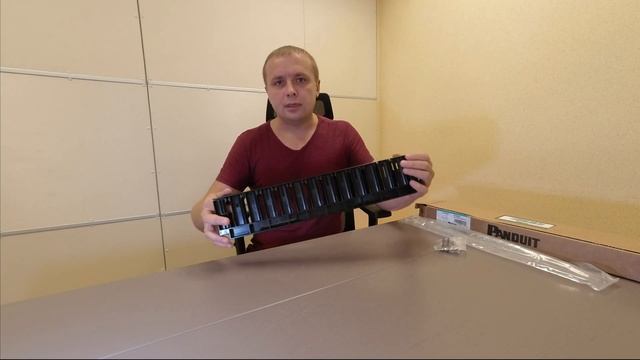 NCMHF1 Горизонтальный кабельный организатор, 1 Rack Unit, Panduit NetManager смотреть онлайн