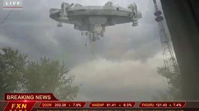 НЛО за окном (космический корабль) смотреть онлайн