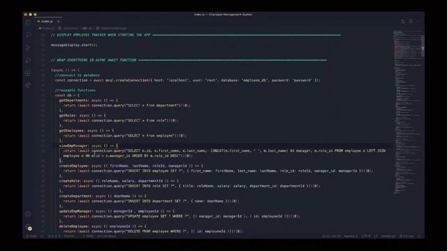 Command Line App - Employee Management System смотреть онлайн