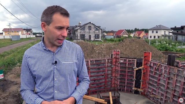 Выпуск за решеткой! Строим подземный цоколь для дома. Вязка арматуры и заливка бетона. смотреть онлайн