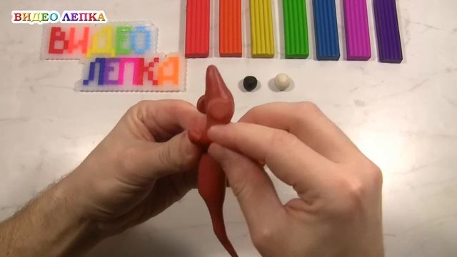 ТАКСА - Лепим собаку из пластилина | Видео Лепка смотреть онлайн