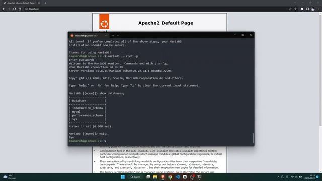Tutorial Instalasi LAMP (Linux, Apache, MySQL, PHP) Stack di Ubuntu 22.04 смотреть онлайн