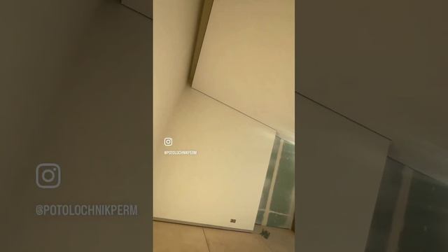 Ткань Германия + магнитные треки. #натяжныепотолки #хорошийремонт #дизайнквартир смотреть онлайн