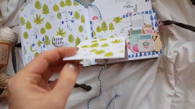 Скрап альбом с шейкером для осенних фотокарточек.Обзор. смотреть онлайн