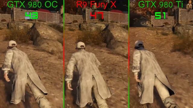Radeon R9 Fury X vs GeForce GTX 980 Ti Watch Dogs смотреть онлайн