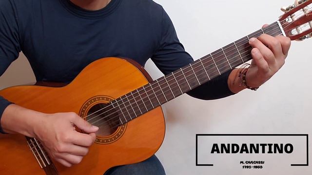 ANDANTINO - M. Carcassi - Técnica de Guitarra Clásica (Aaron Shearer) смотреть онлайн