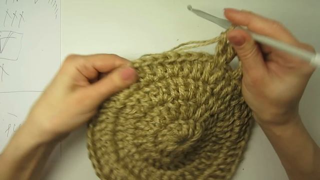 Вязание ковриков крючком. КРУГЛЫЙ коврик основы вязки. Сrochet carpet. Урок 5 часть 2 смотреть онлайн