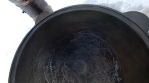 Как очистить казан от ржавчины и сделать антипригарное покрытие ! Способ №1 ! Пользуемся !)