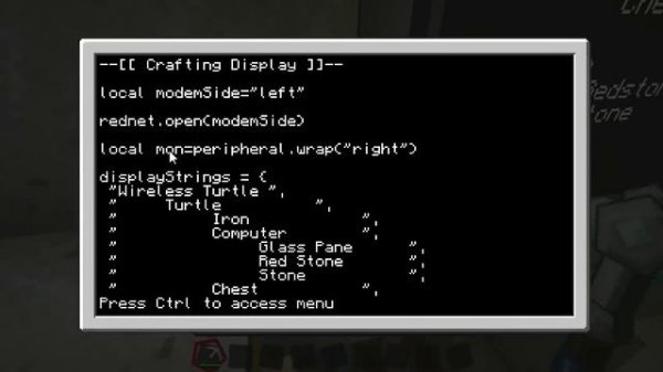 Minecraft - Computer Craft - KleebCo - Part 7 - Automatic Crafting Table & Turtle Chests - Code