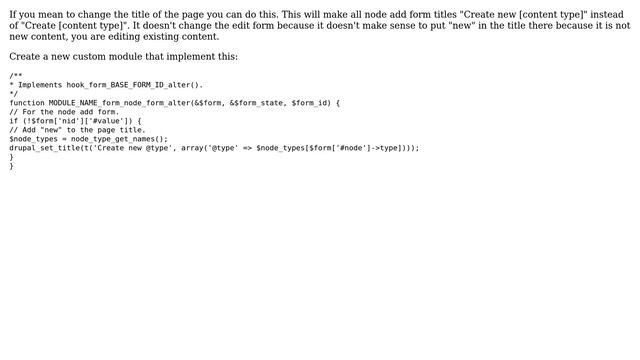 Drupal: How to add a heading at the top of node/add or node/edit? (2 Solutions!!) смотреть онлайн