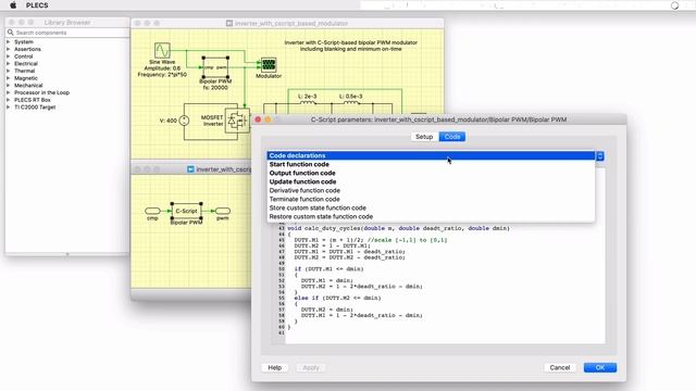 Inverter with C-Script-Based PWM Modulator смотреть онлайн