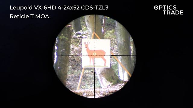 Leupold VX-6HD 4-24x52 CDS-TZL3 Reticle T MOA | Optics Trade Reticle Subtensions смотреть онлайн