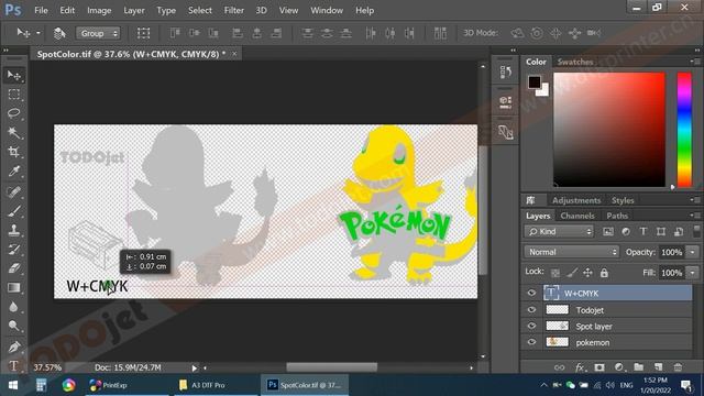 How to create 3pcs spot channel for Maintop in Photoshop and print out? смотреть онлайн