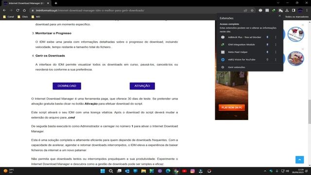 COMO AUMENTAR A VELOCIDADE DE DOWNLOAD DO PC - INTERNET DOWNLOAD MANAGER смотреть онлайн