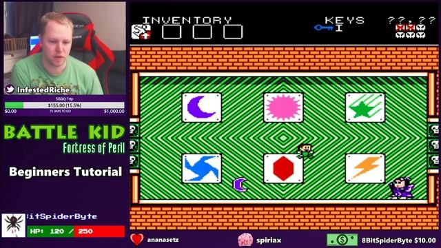 Speedrun Tutorial Battle Kid: Fortress of Peril (NES) смотреть онлайн