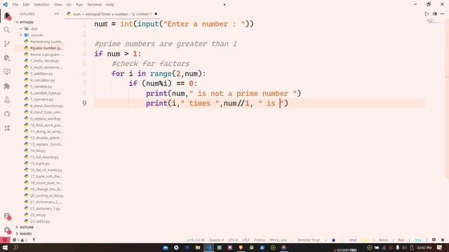 Python #Prime_Number_generator _or_check_program in python | #python_13 смотреть онлайн