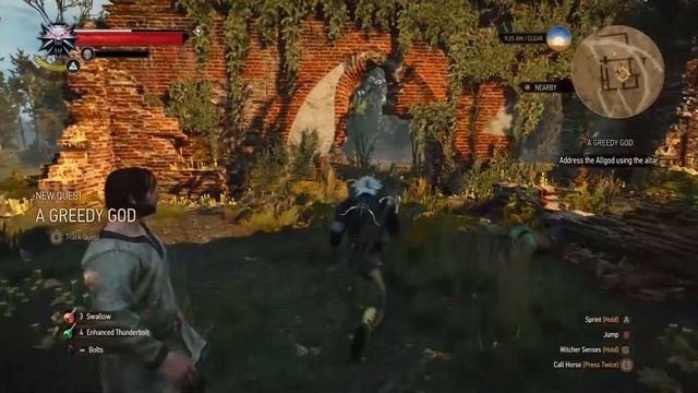 The Witcher 3 - Secondary Quest: A Greedy God смотреть онлайн