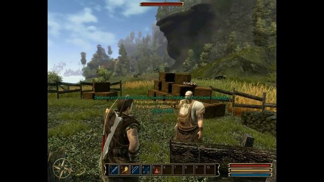 Gothic 3 прохождение #5 "ОСВОБОЖДЁННЫЙ КУЗНЕЦ". Миссия по поиску кузнеца для Реддока. смотреть онлайн