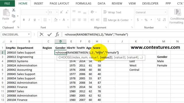 Create Random Text with CHOOSE in Excel смотреть онлайн