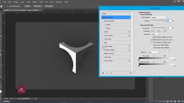 Professional 3D LOGO Design | Photoshop Tutorial смотреть онлайн