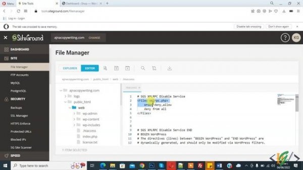 How to Block IP Address Using Htaccess File in WordPress | Deny From IP