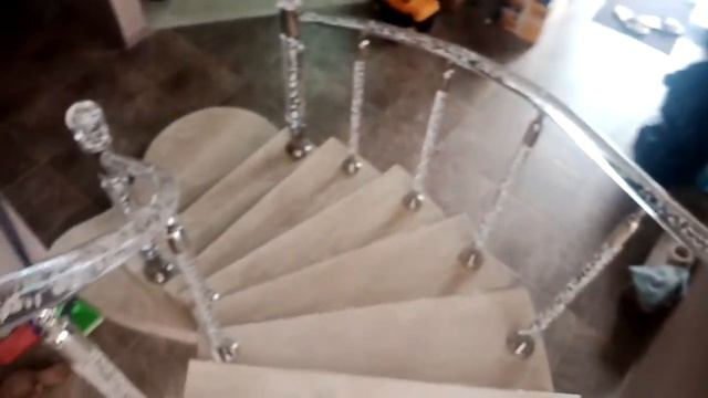 Акриловые балясины А13 38мм с пузырьками. смотреть онлайн