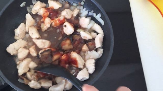 Простой и вкусный рецепт обеда! Рис запеченный с курицей! смотреть онлайн