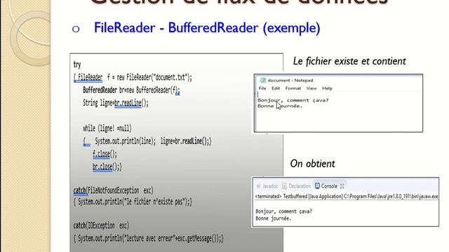 Java--Gestion de flux de caractères--La classe Reader-La classe Writer смотреть онлайн