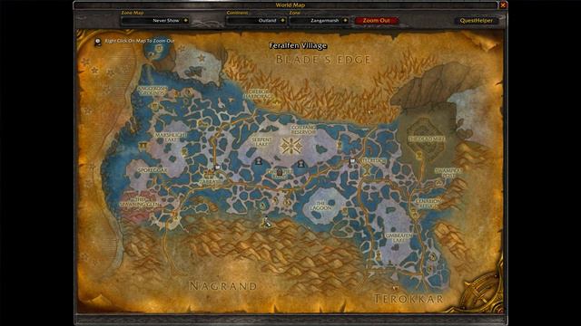 Messenger to the Feralfen, WoW TBC Quest смотреть онлайн