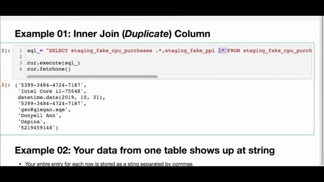 POSTGRESQL TO PYTHON WITH (psycopg2): INNER JOIN | QUERY DATES | CREATE TABLE FROM JOIN смотреть онлайн