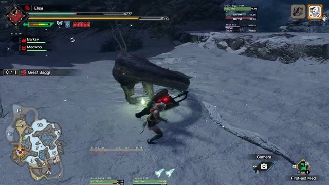 Monster Hunter Rise, Great Baggi with Charge Blade, early game смотреть онлайн