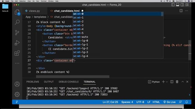 DJANGO FULL STACK APP | ADVANCED Crash Course | CHATBOX | PURE PYTHON & DJANGO (NO LIBS) | Part #20 смотреть онлайн