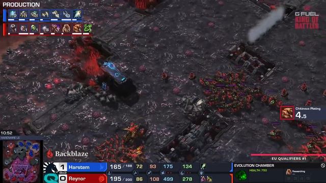 StarCraft 2 - HARSTEM vs REYNOR! - King of Battles 2: Europe Server Qualifiers смотреть онлайн