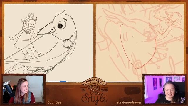Draw This in Your Style with stevieraedrawn and CodiBear - 1 of 2 | Adobe Creative Cloud смотреть онлайн
