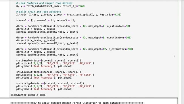 How to apply sklearn Random Forest Classifier to spam dataset смотреть онлайн