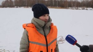 Безопасность на льду. Спасатели и инспекторы ГИМС провели урок для нижегородских школьников