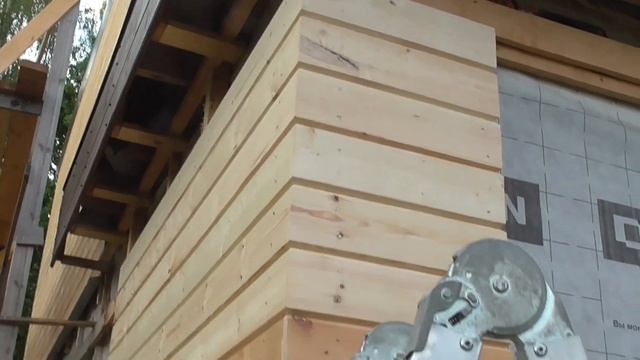 имитация бруса и планкен. обшивка дома. смотреть онлайн