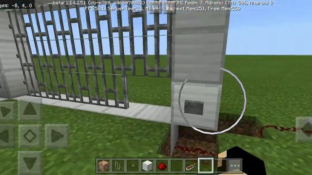 КАК сделать автоматические ворота в MAINCRAFT?