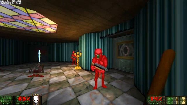 Doom TC ? Splatterhouse 3D | E3M2 | Jenny's Night Gallery | 100% Secrets смотреть онлайн